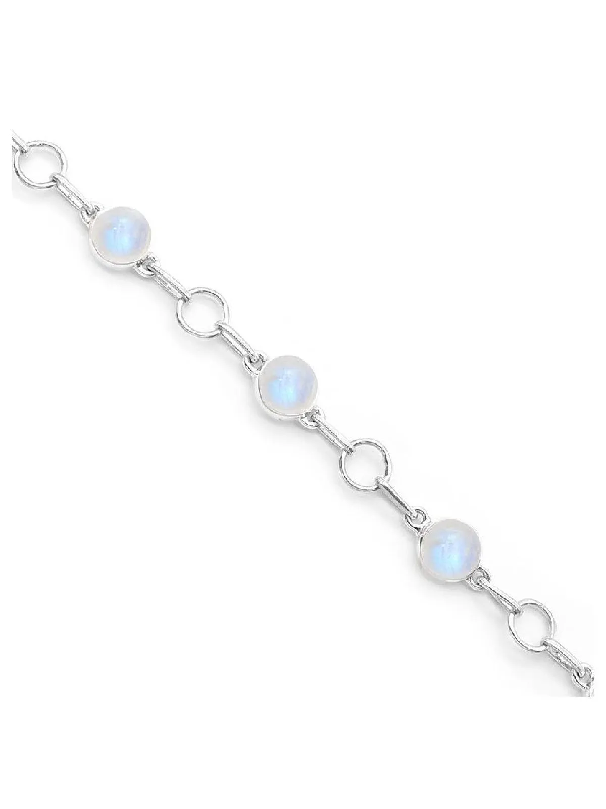 Linked Moonstone Bracelet