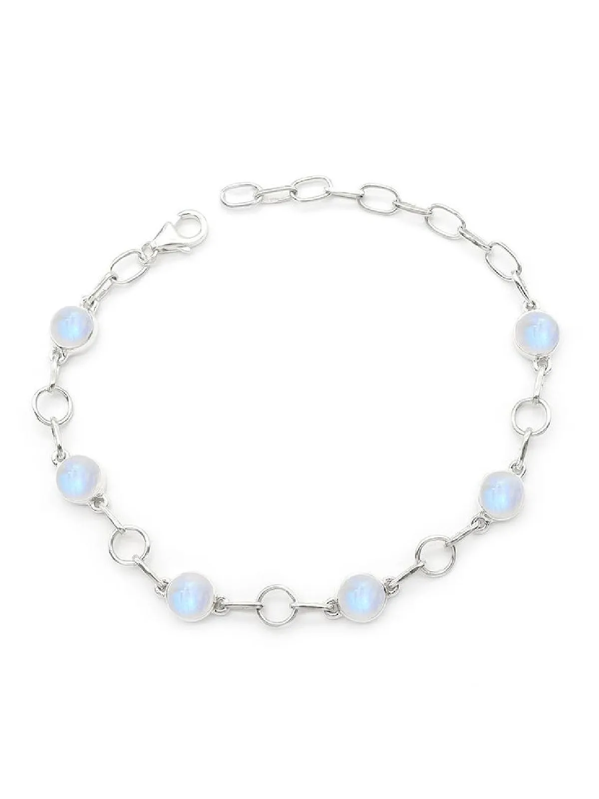 Linked Moonstone Bracelet