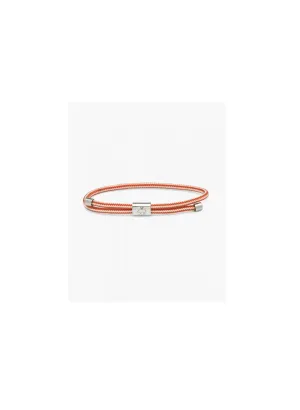 LITTLE LEWIS BRACELET IVORY CORAL RED - SILVER -