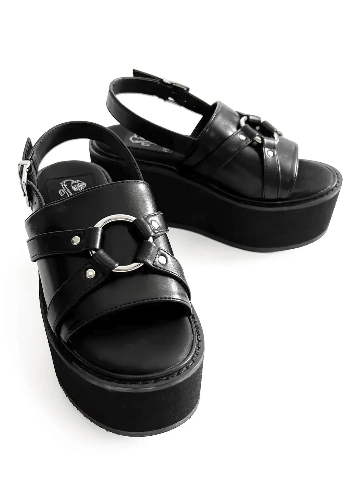 Margot Platform Bondage Sandals FOXBLOOD