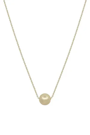Metal Chain Pearl Pendant Necklace