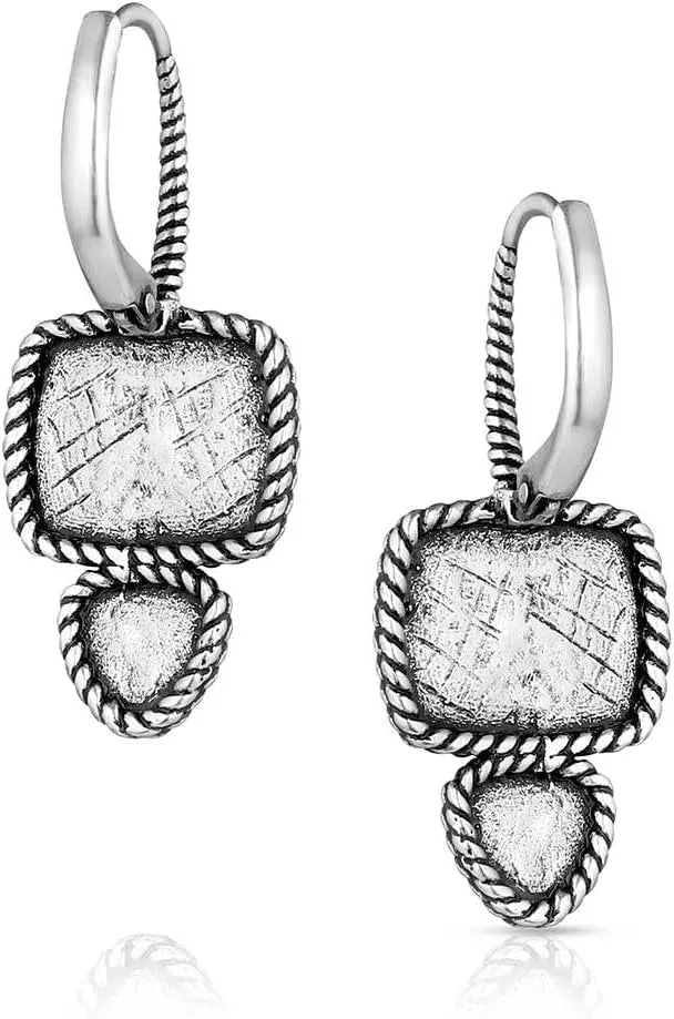 Montana Silversmiths Split Decision Turquoise Earrings - ER5776