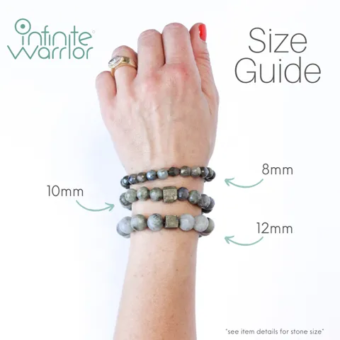 Moonstone Crystal Bracelet | Brass Ring