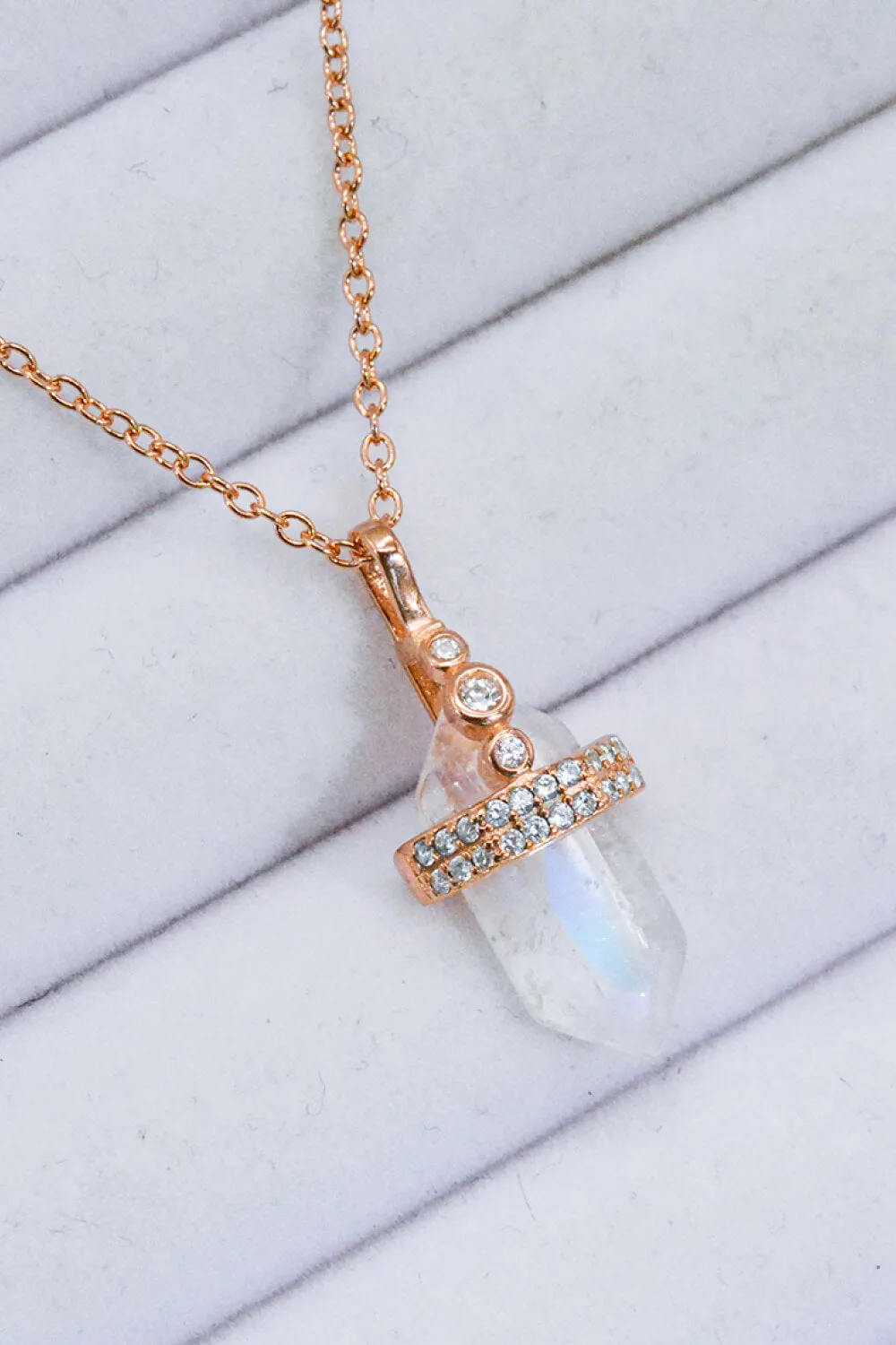 Moonstone Pendant Necklace