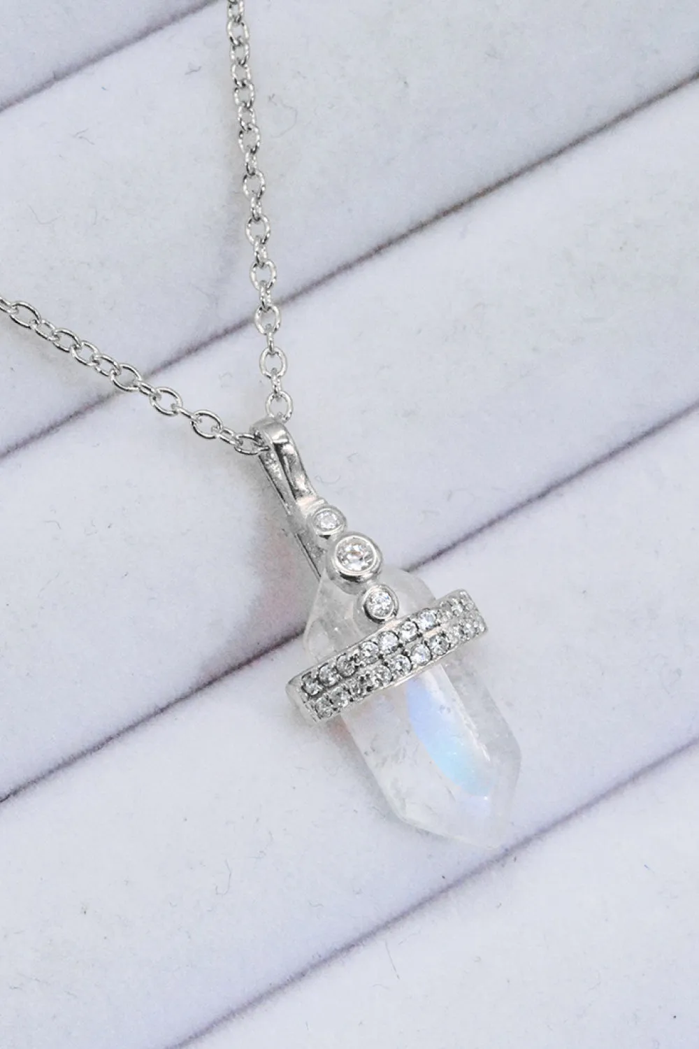 Moonstone Pendant Necklace