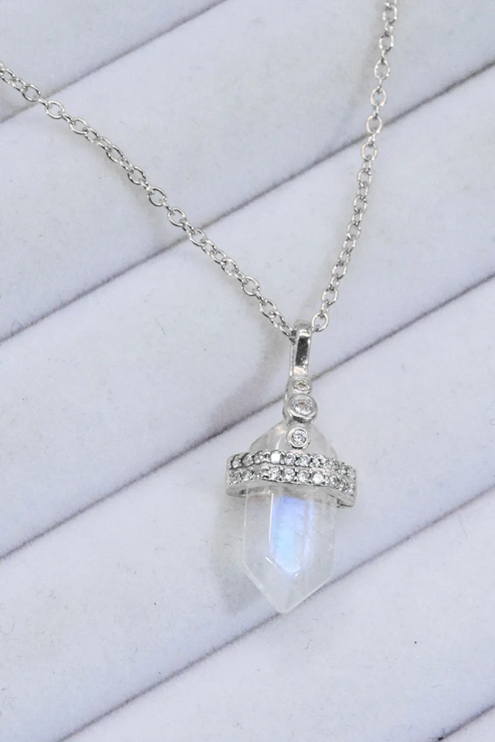 Moonstone Pendant Necklace