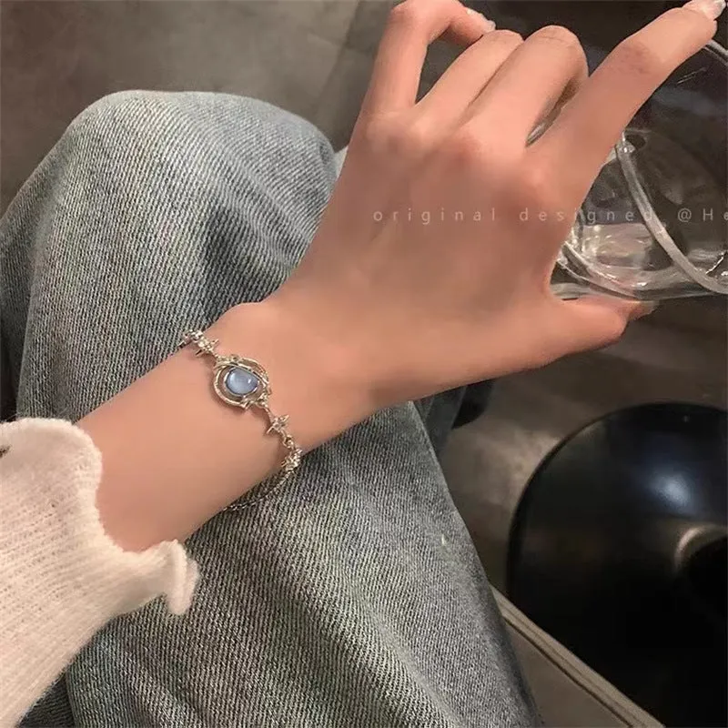 Moonstone Planet Bracelet