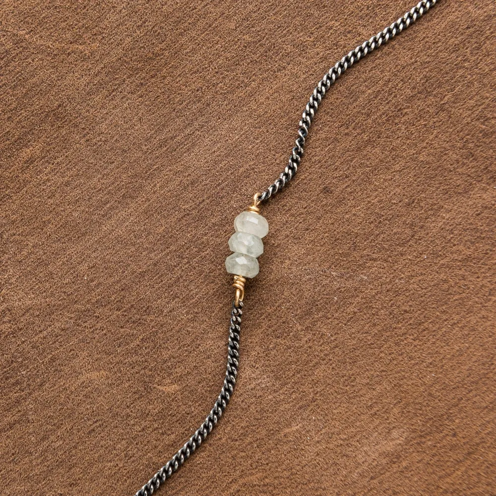 Moss Aquamarine Alchemy Necklace