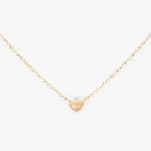 N5804RQ | Rose Quartz Wisp Necklace