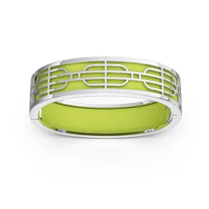 Nanyang Dream Bangle - Pomelo Green - Sterling Silver