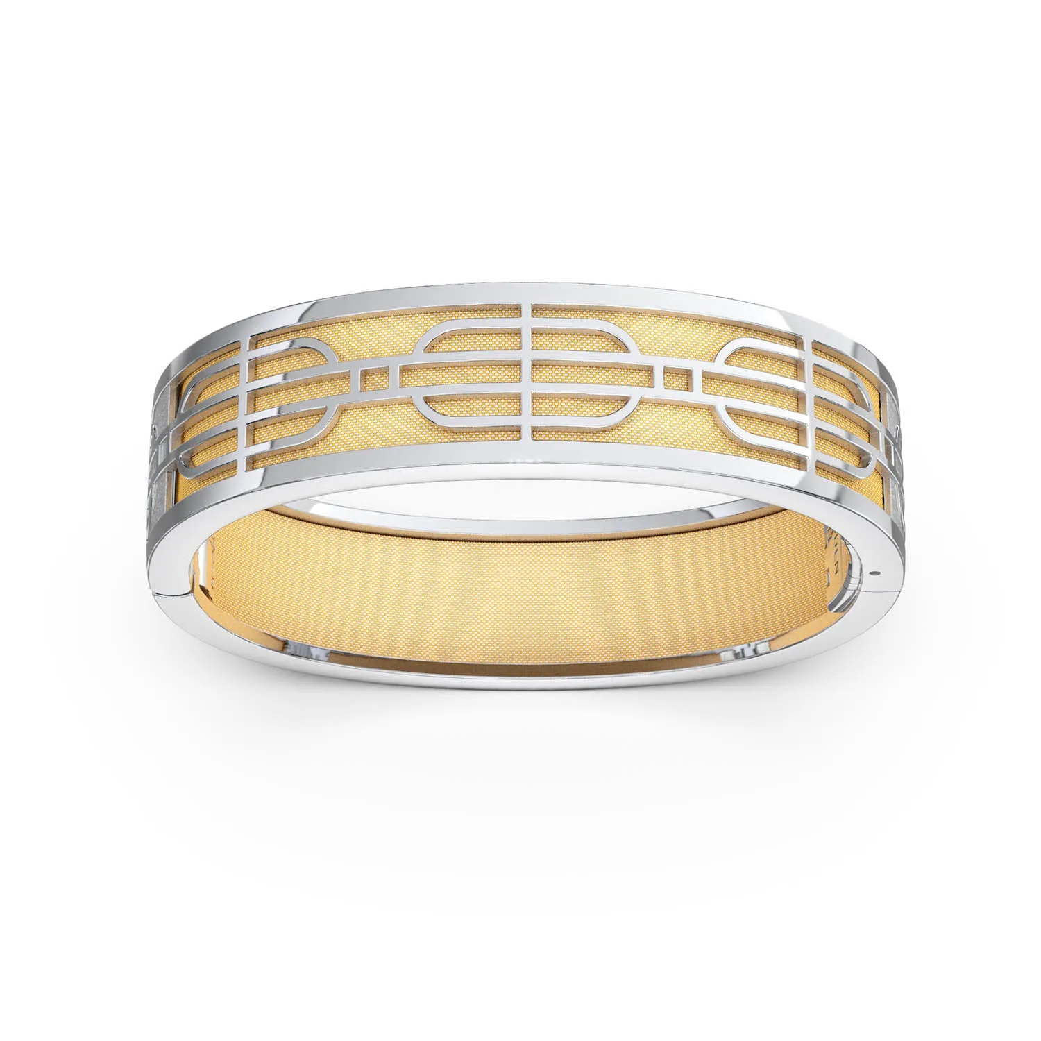 Nanyang Dream Bangle - Shophouse Vanilla - Sterling Silver