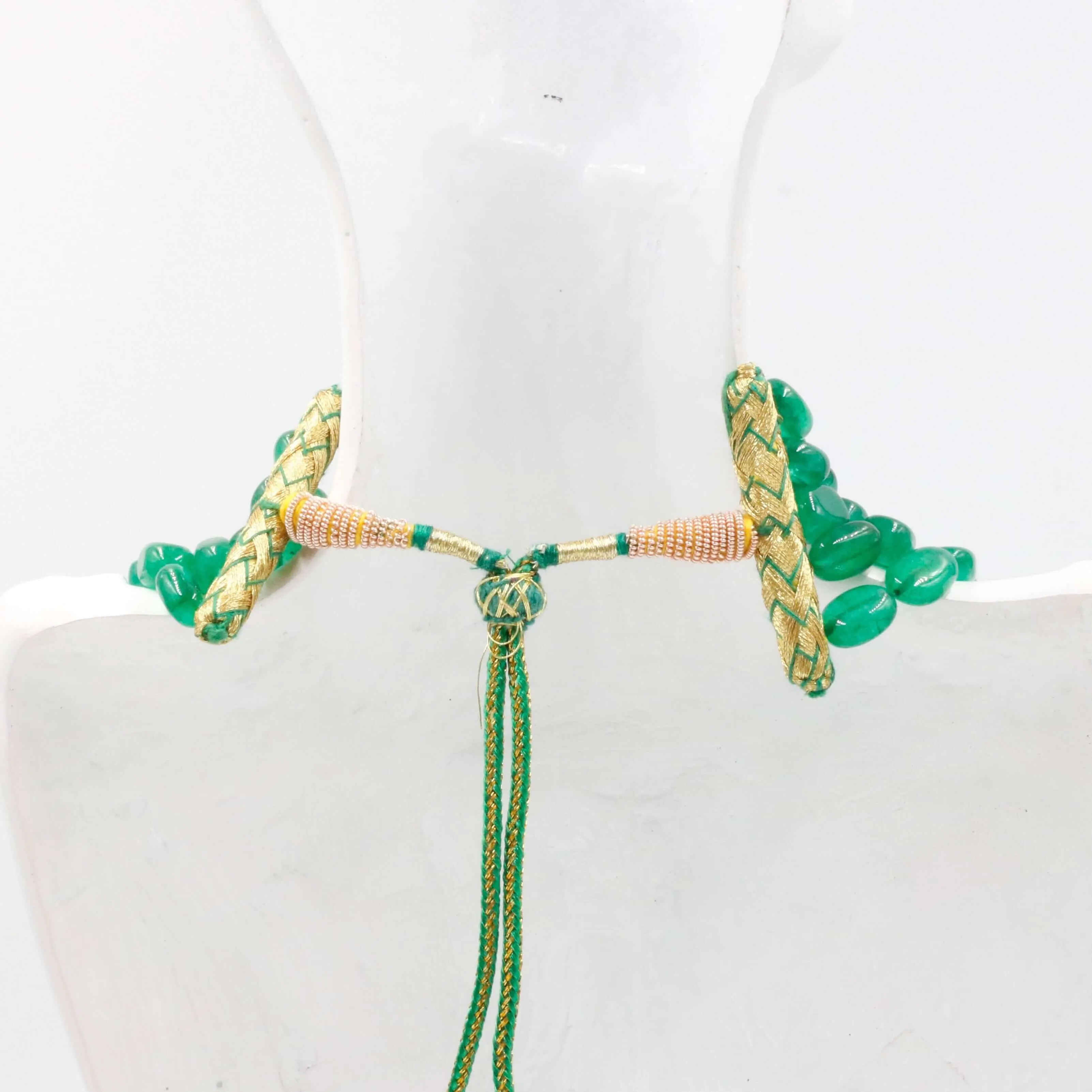 Natural Emerald Green Quartz Necklace Green Quartz Necklace Emerald Green Quartz Beads Green Gemstone beads Quartz stone beads SKU:6142611, 6142611-1