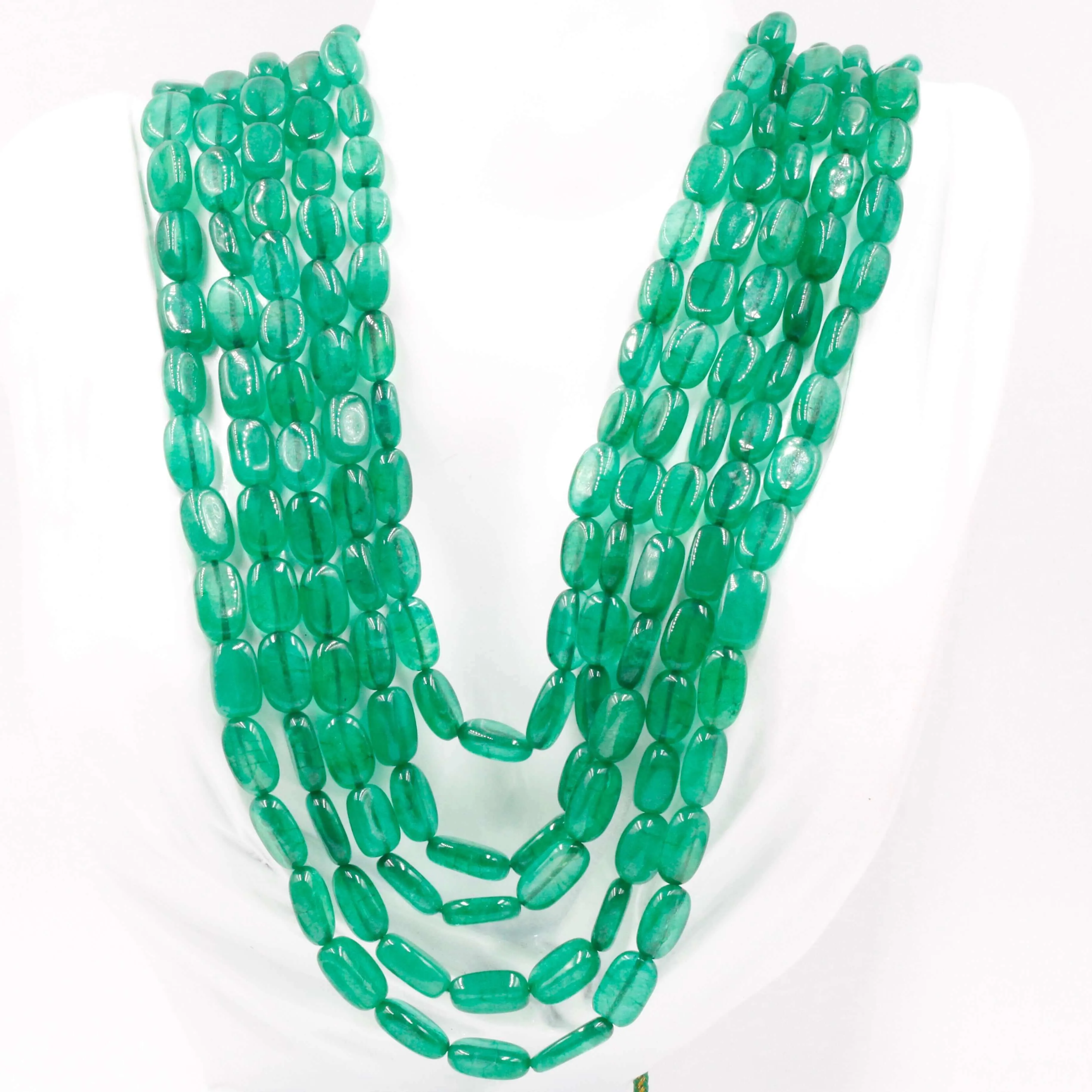 Natural Emerald Green Quartz Necklace Green Quartz Necklace Emerald Green Quartz Beads Green Gemstone beads Quartz stone beads SKU:6142611, 6142611-1