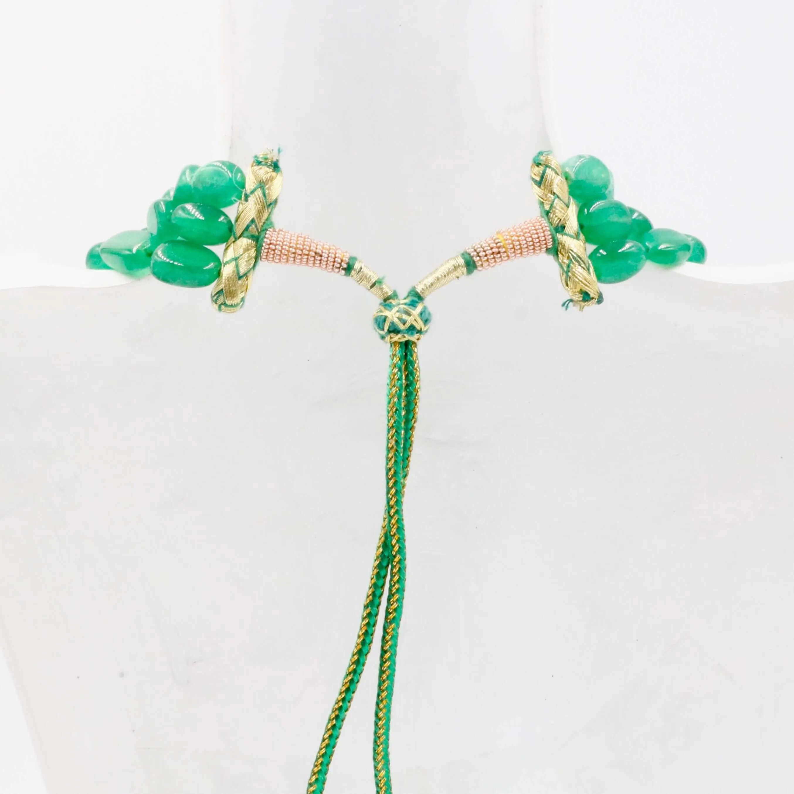 Natural Emerald Green Quartz Necklace Green Quartz Necklace Emerald Green Quartz Beads Green Gemstone beads Quartz stone beads SKU:6142611, 6142611-1