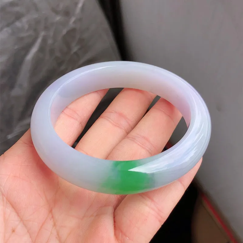 Natural Jade Bangle Jadeite Bangle Internal Diameter 57.8mm NBE062