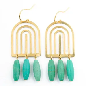 Nest Pretty Things | Turquoise Arch Earrings