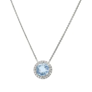 Pastel Diamond Station Necklace