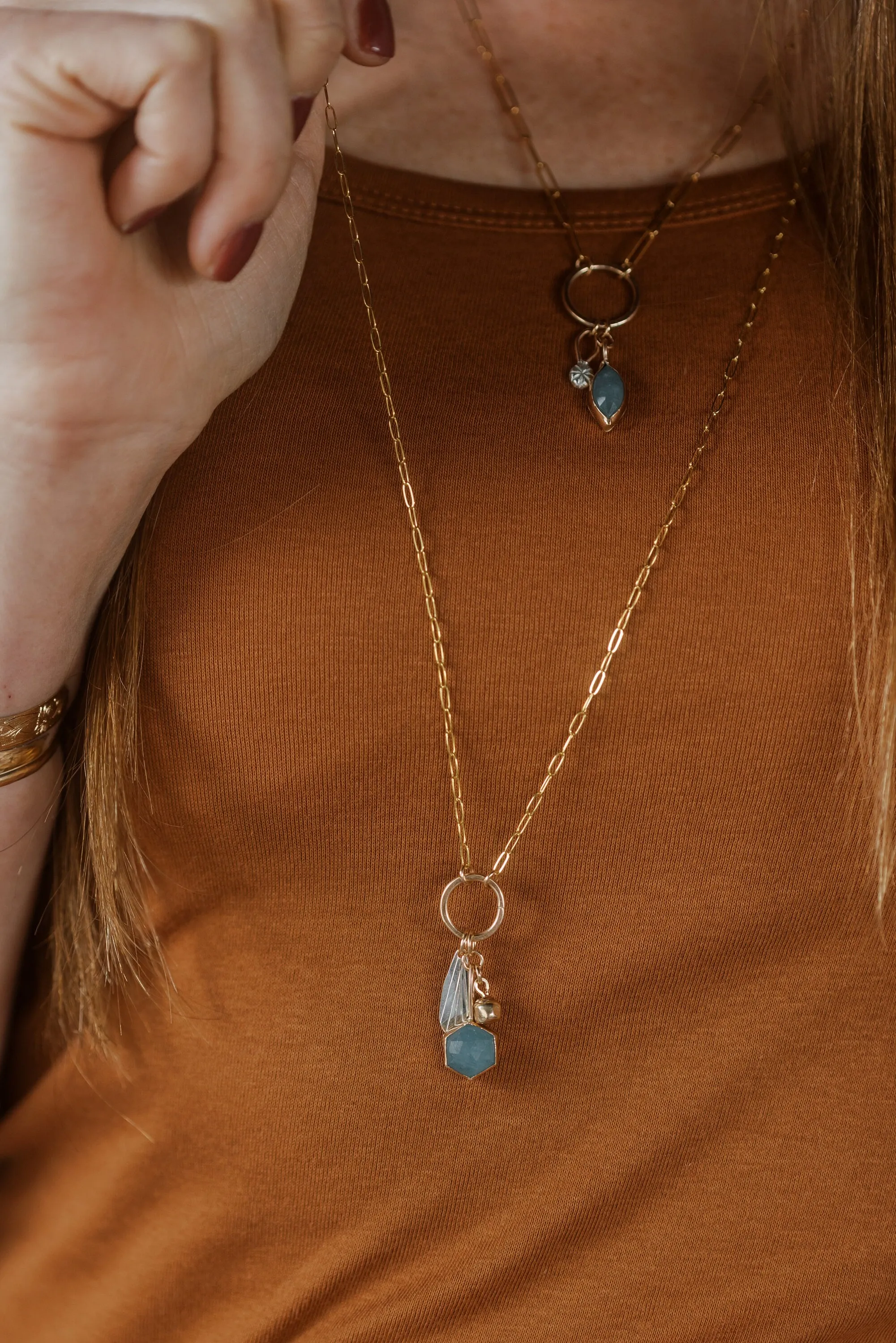 Penelope Long Charm Necklace
