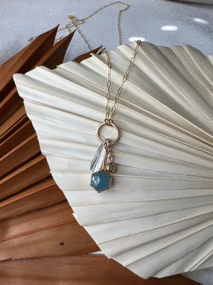 Penelope Long Charm Necklace