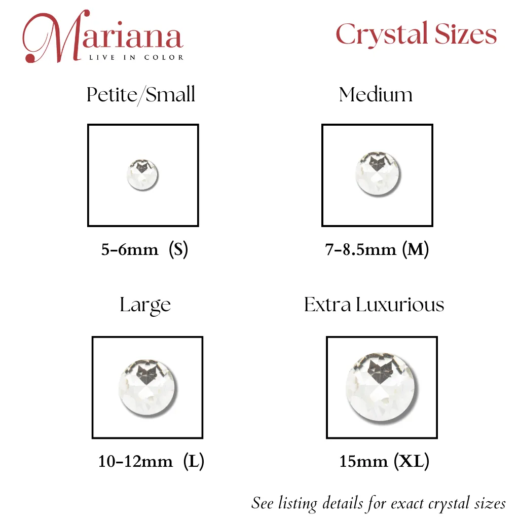 Petite Stackable Bracelet "Mythical Dusk" - Rhodium