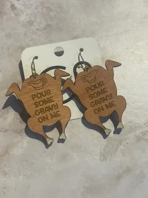Pour Some Gravy on Me earrings