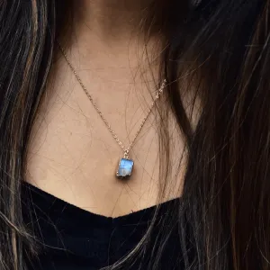 Raw Charm - Moonstone Necklace