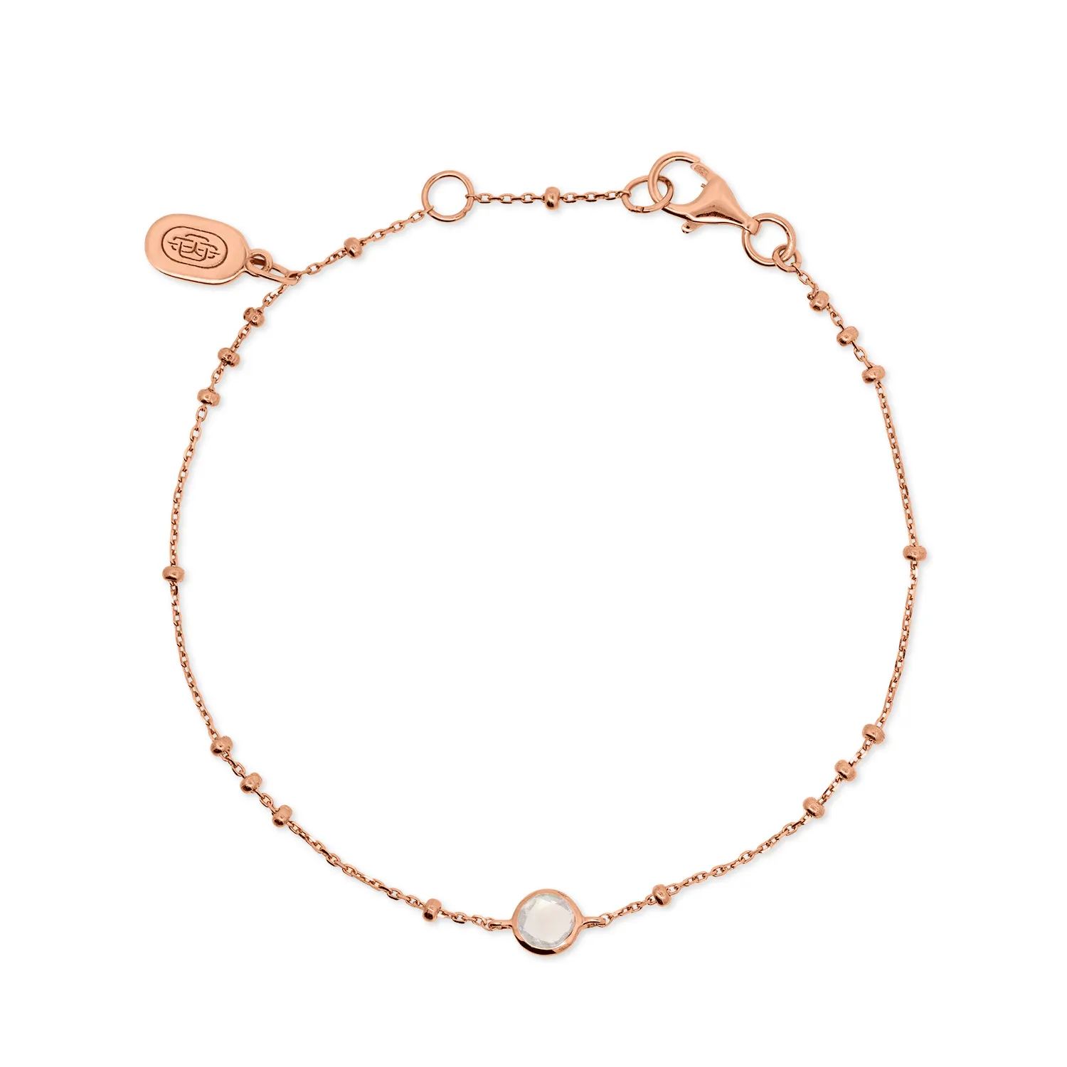 Rose Gold Birthstone Bracelet