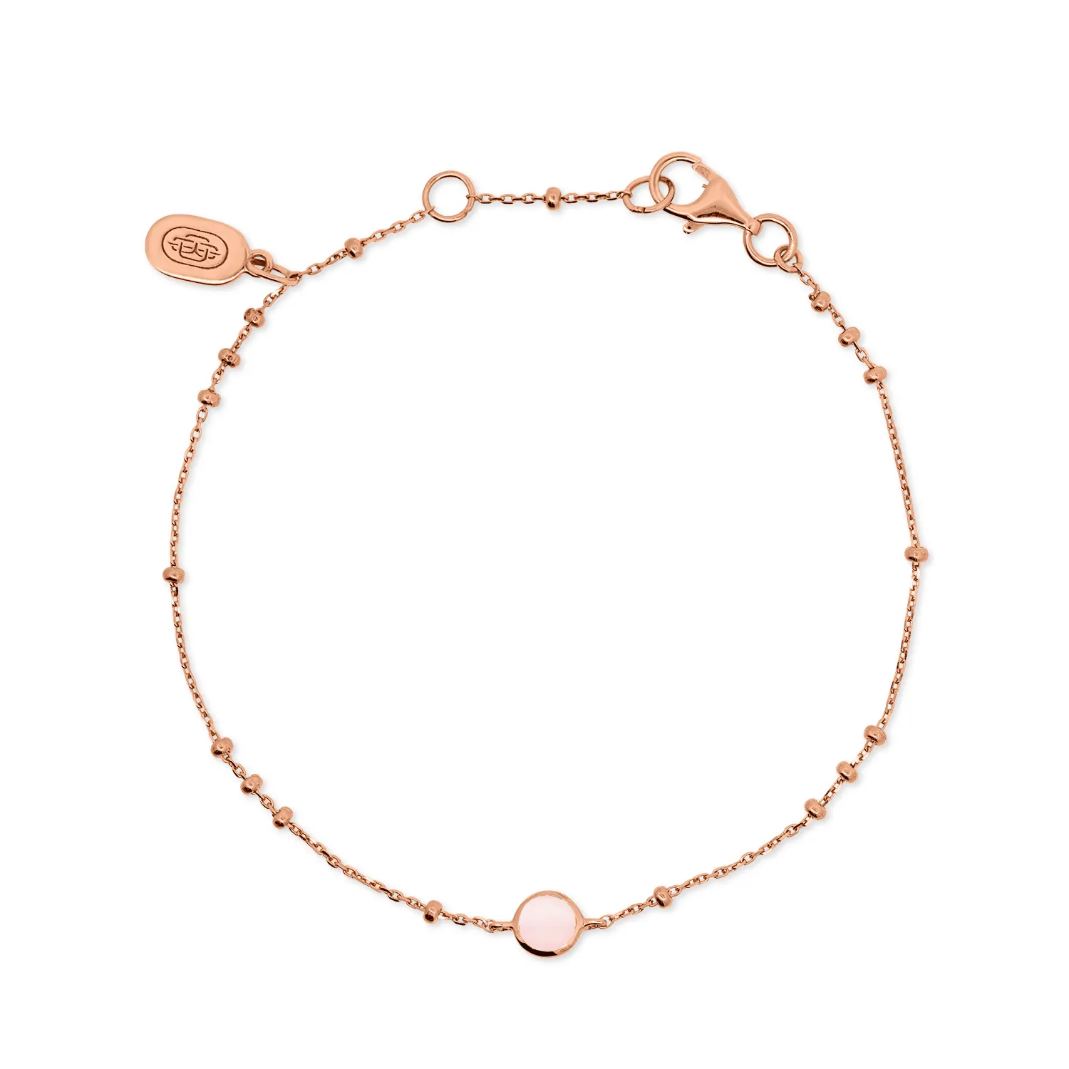 Rose Gold Birthstone Bracelet