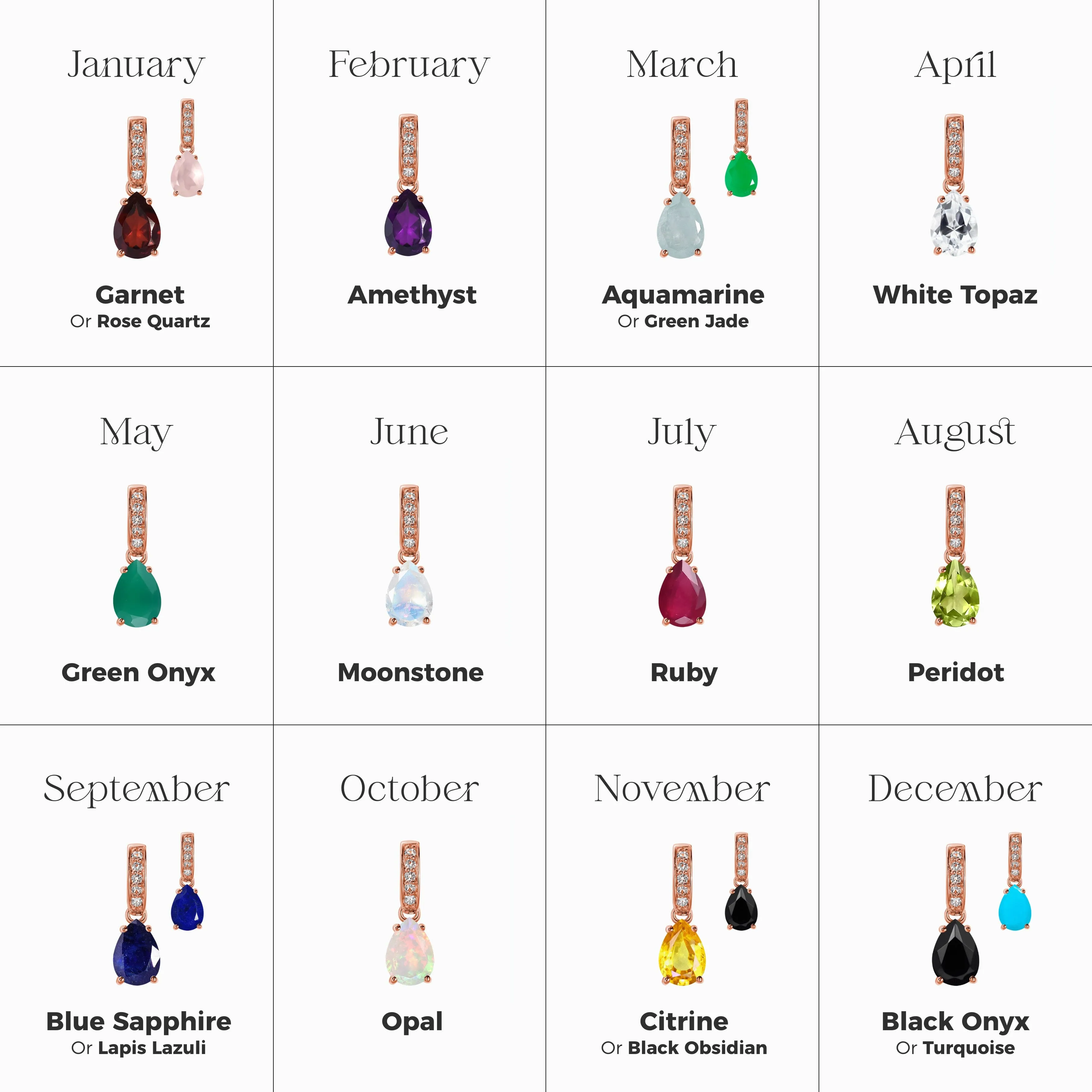 Ruby Necklace Sway - July Birthstone