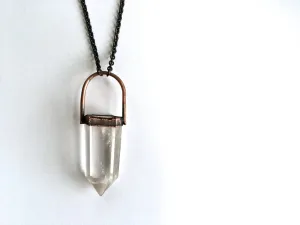 SALE crystal necklace | Electroformed crystal necklace