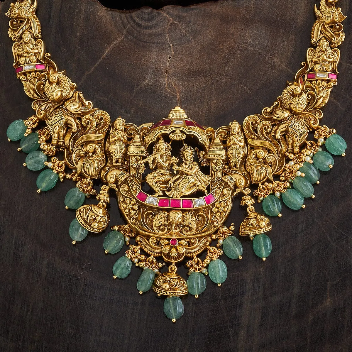 Silver Temple Necklace 173619