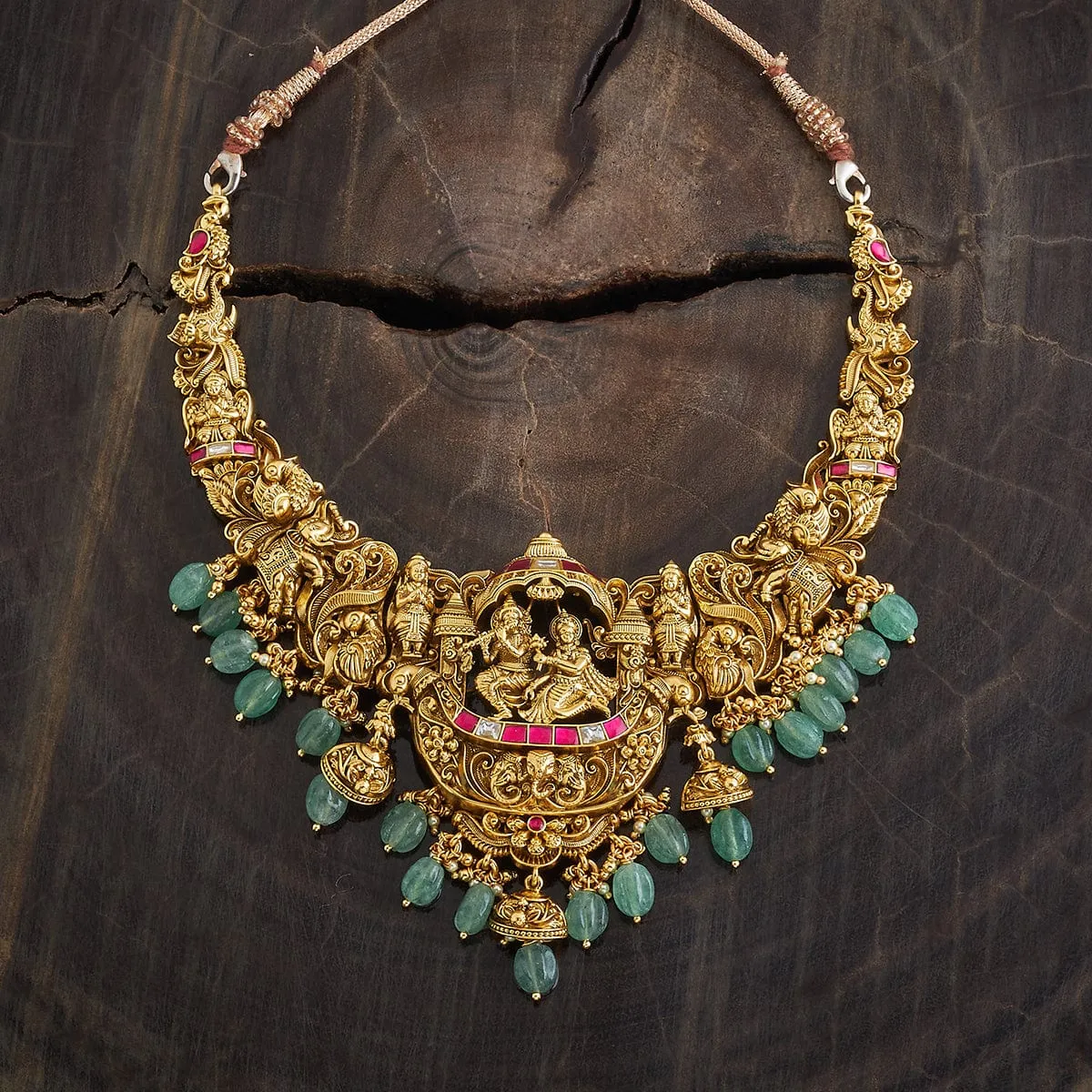 Silver Temple Necklace 173619