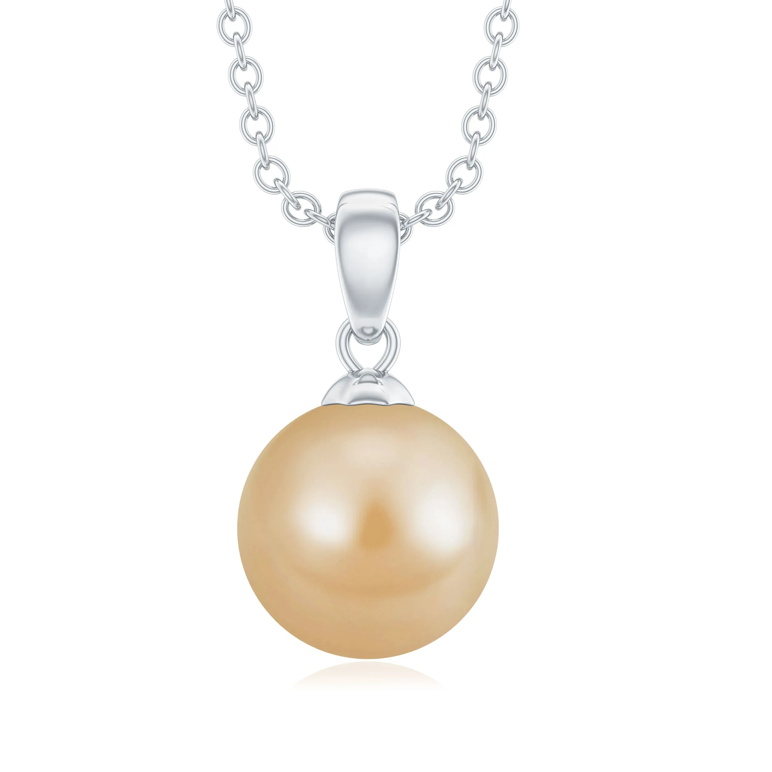 Simple South Sea Pearl Solitaire Pendant