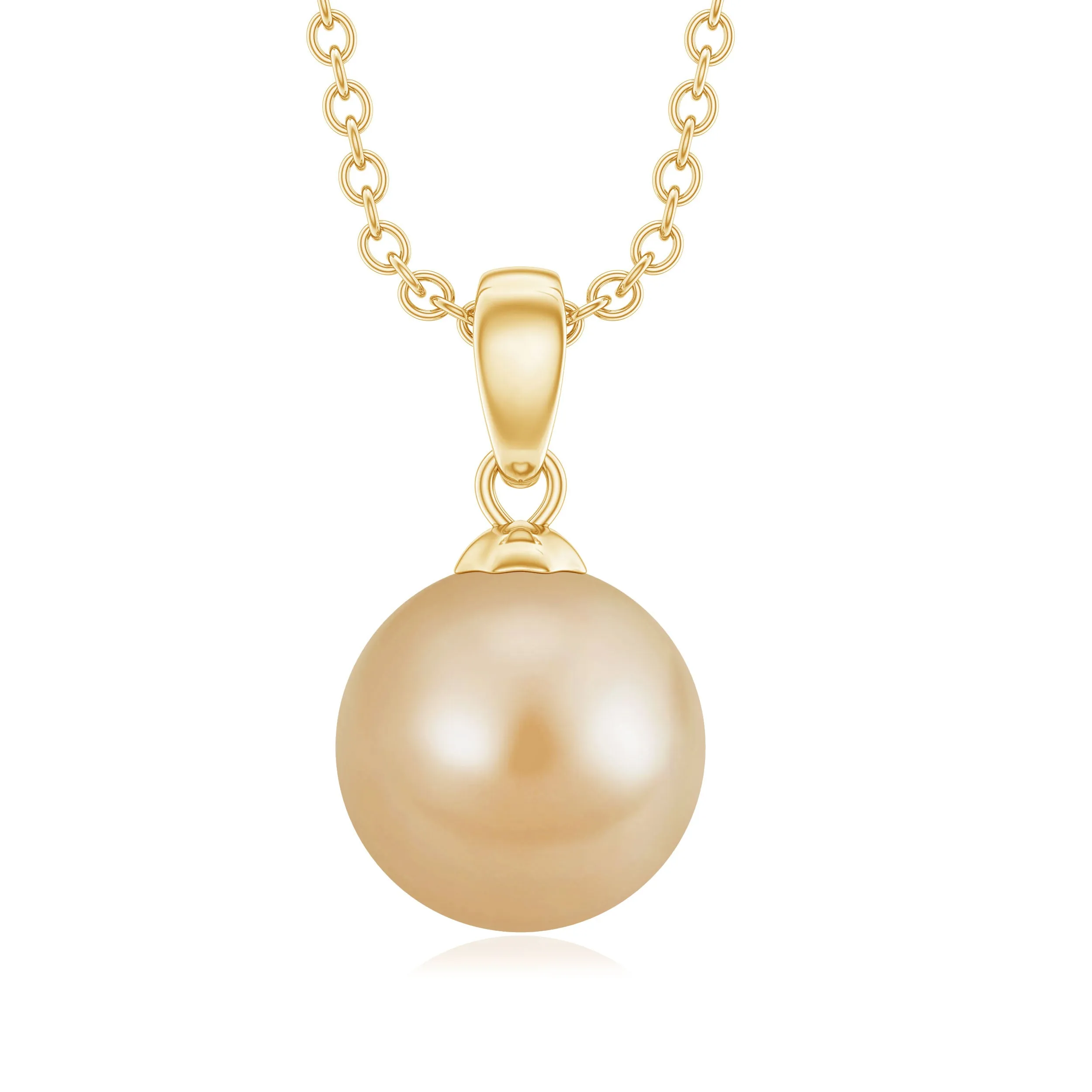 Simple South Sea Pearl Solitaire Pendant