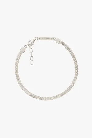 Snake chain bracelet silver