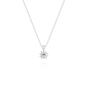 Sol Sterling Silver Rainbow Moonstone Necklace