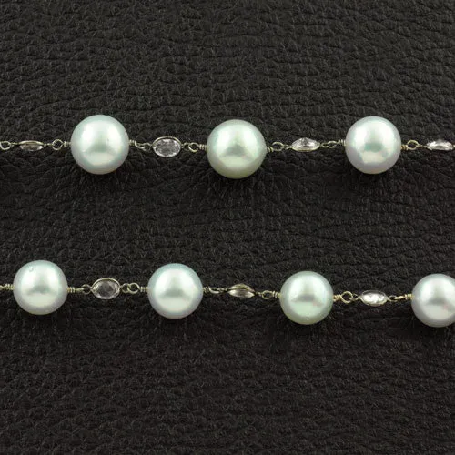 South Sea Pearl & Moonstone Necklace