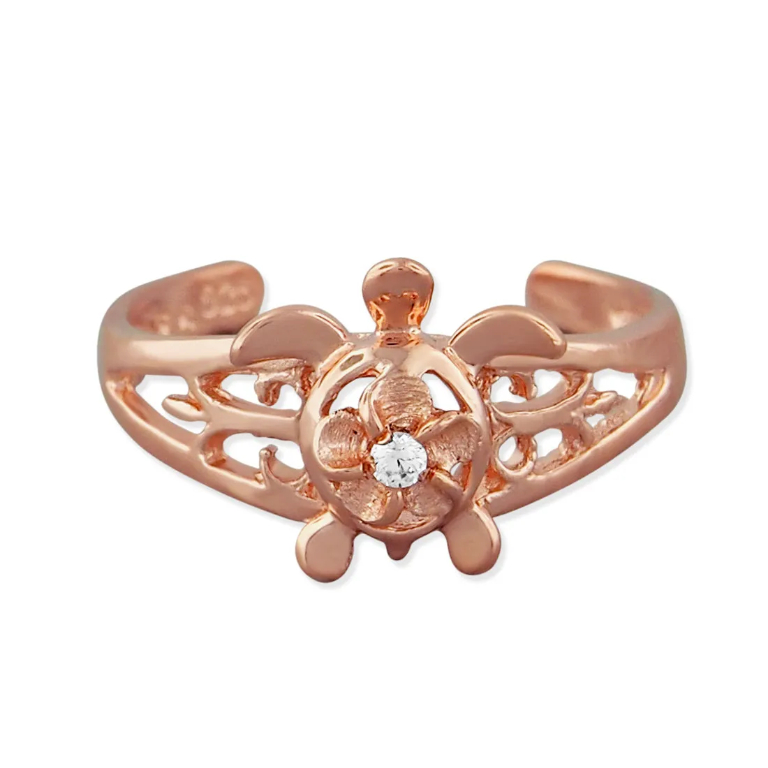 Sterling Silver Turtle Toe Ring