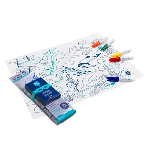 Super Capit Placemat With markers | Coral Reef