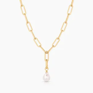 Talia Pearl Link Necklace