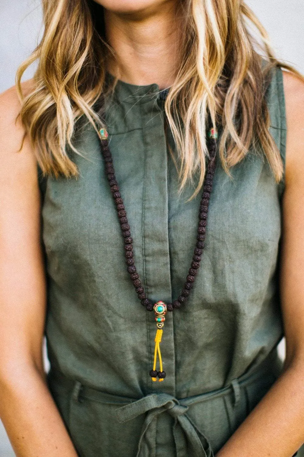 Tibetan Rudraksha Mala