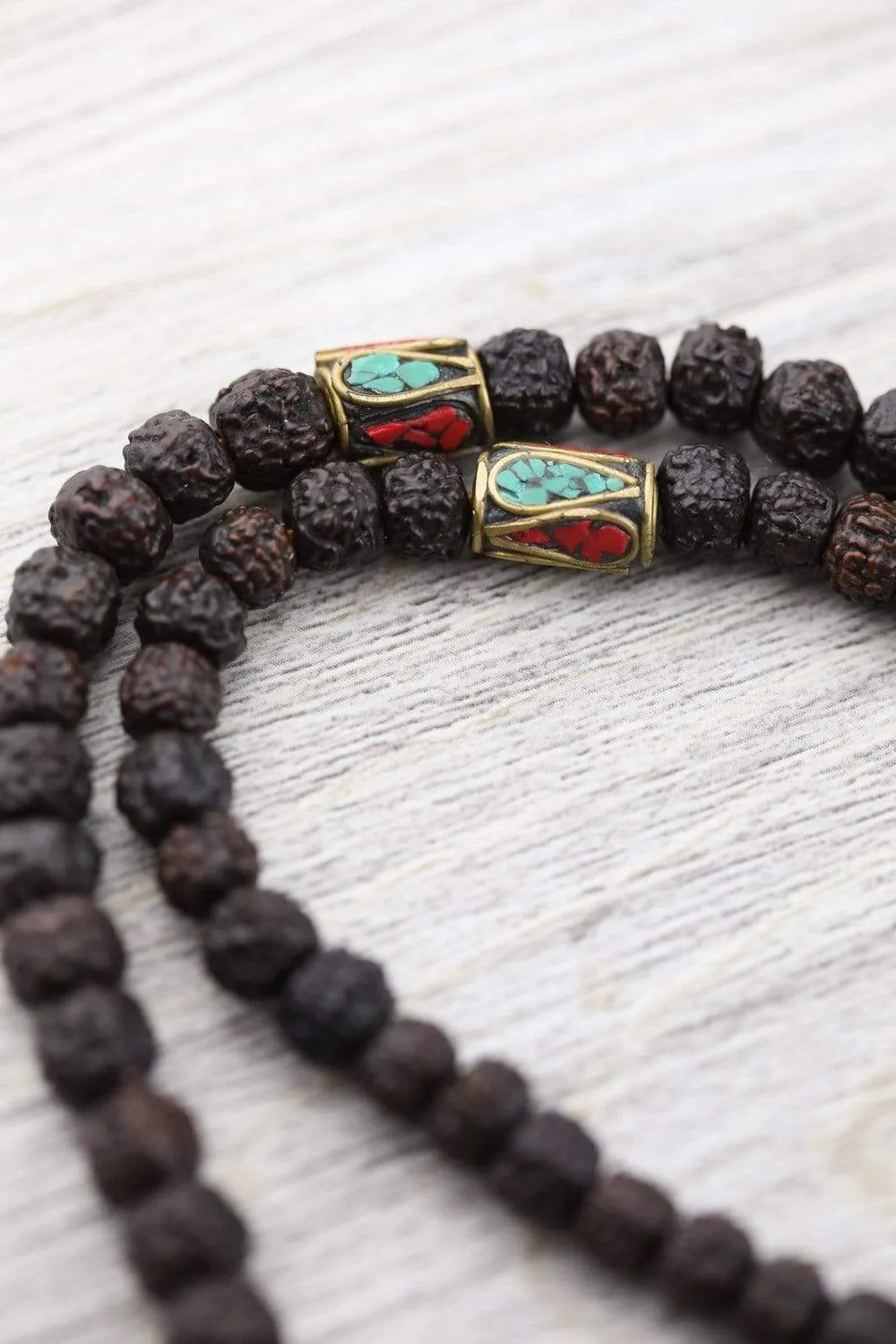 Tibetan Rudraksha Mala