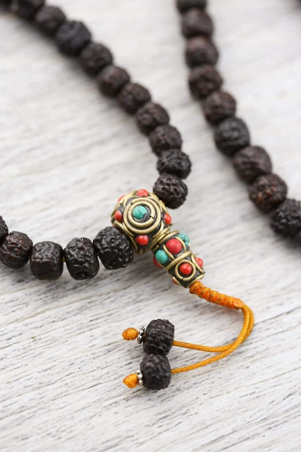 Tibetan Rudraksha Mala