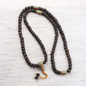 Tibetan Rudraksha Mala