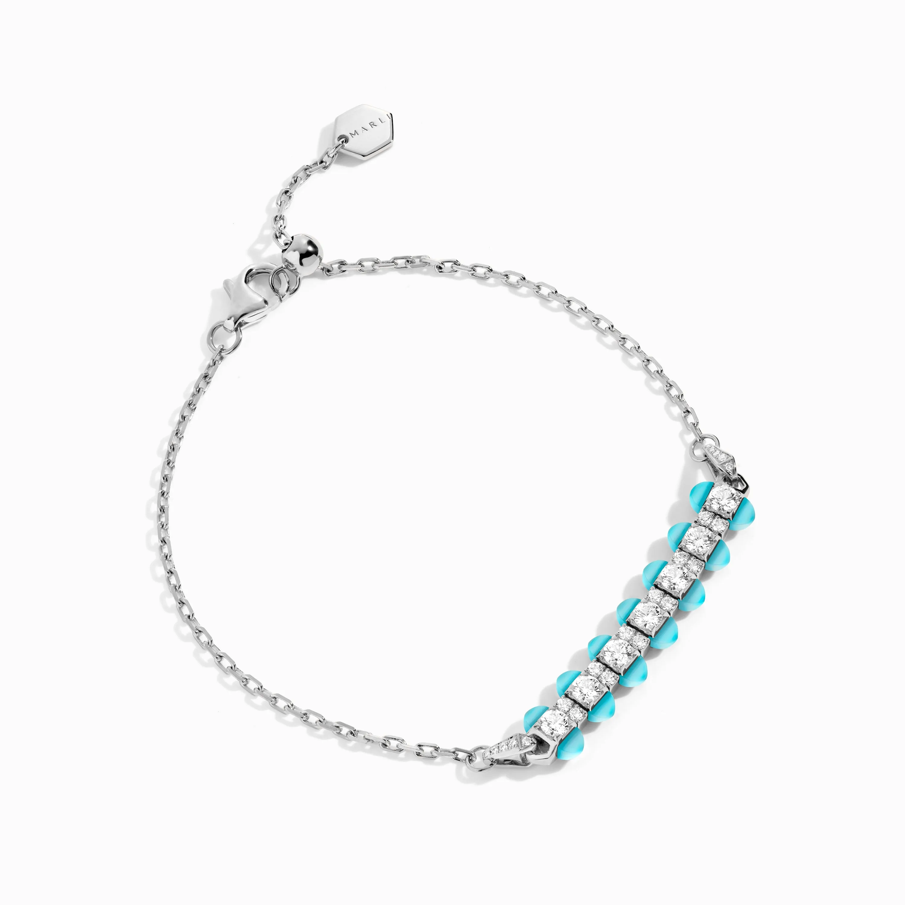 Tip-Top Diamond Chain Bracelet