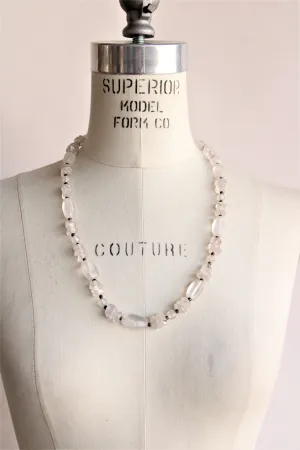 Vintage Quartz Bead Necklace