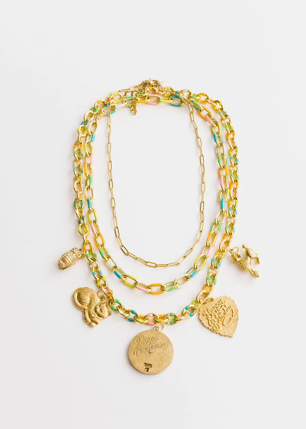 Vintage Time will Tell Charms | Charm Bracelet & Necklace | Custom Charm Jewelry