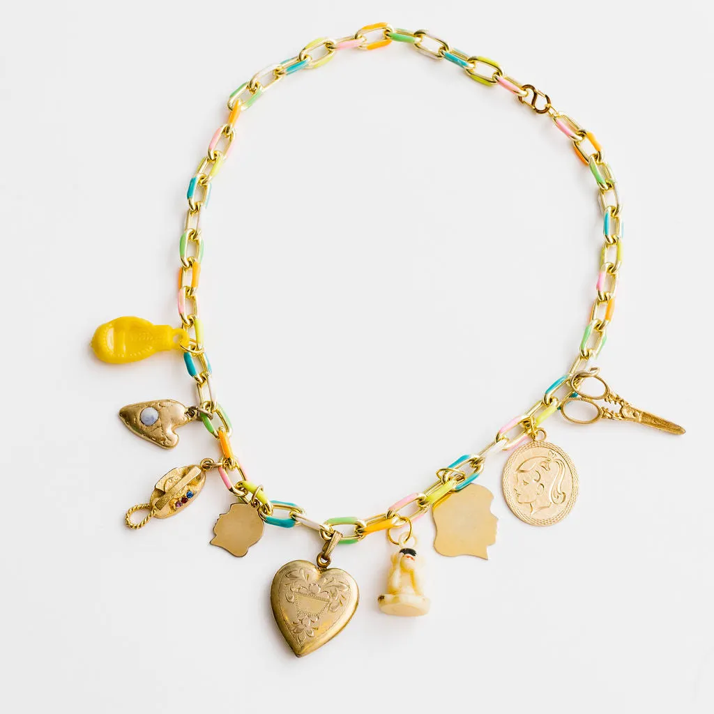Vintage Time will Tell Charms | Charm Bracelet & Necklace | Custom Charm Jewelry