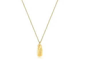 Yellow Aquamarine Candy Drop Necklace